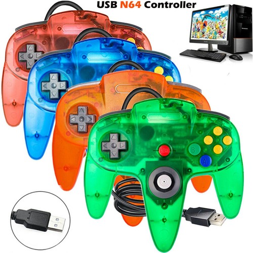 2stk usb n64 controller - n64,