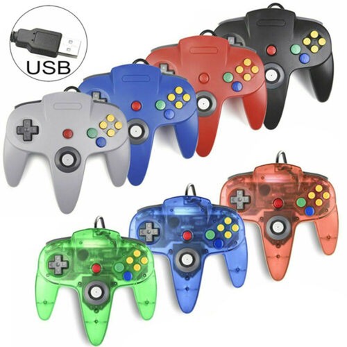 Retro bit gamepad usb - 64-bit,